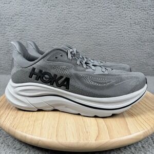 Hoka One One Clifton 10 Mens 8.5 D Galactic Grey Asteroid Road Running Shoes